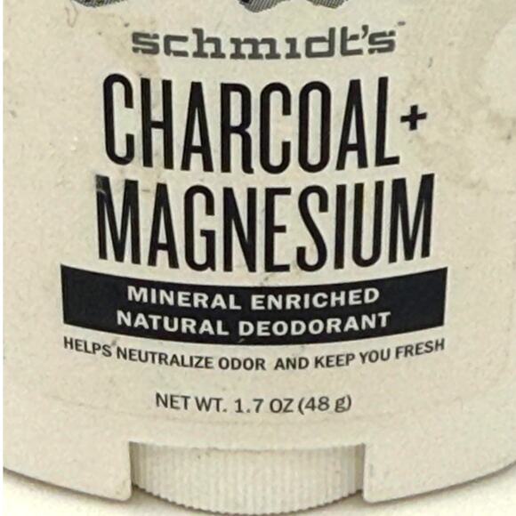 Schmidt's Natural Deodorant Charcoal + Magnesium 1.7 oz (48g) - Picture 3 of 5